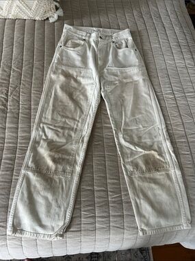 Rudy Jude Workwear Jeans in Off-White